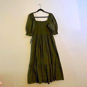 Olive Green Dress by International Concepts INC. New with Tag.